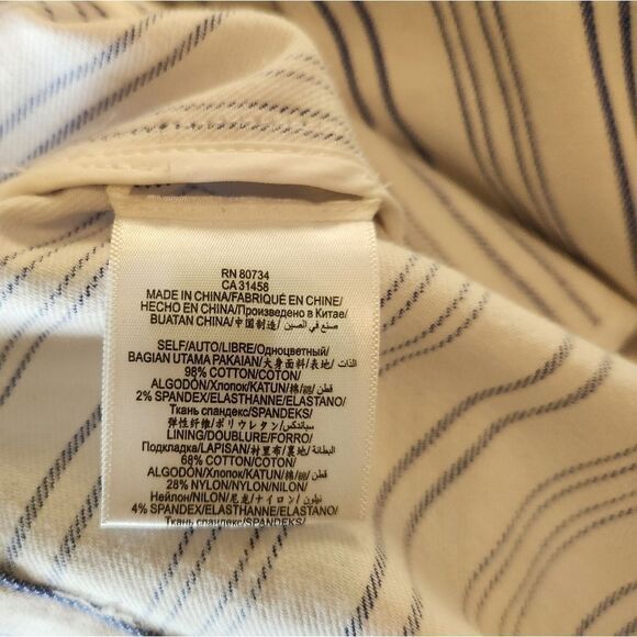 BCBGMaxAzaria Dean Striped Moto Jacket Size XS NWT - Picture 6 of 7